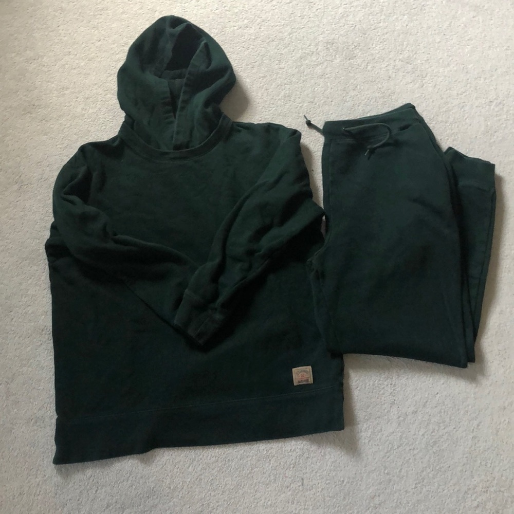 **DONATING SOON** Lauren Ralph LAUREN Dark Green Hoodie Sweatshirt Set